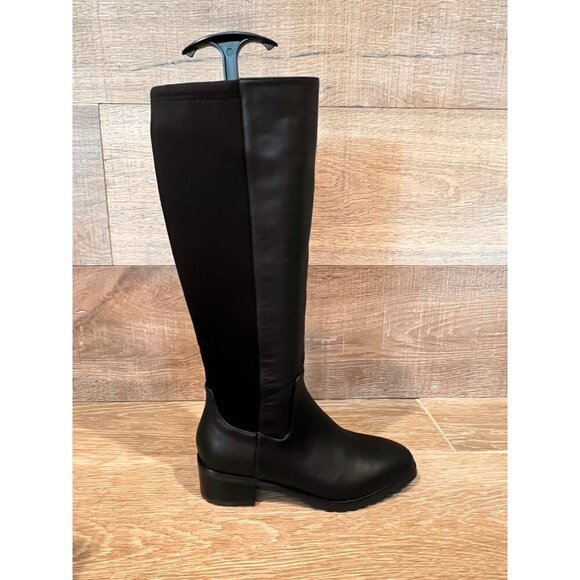 NEW Blondo Starling Waterproof Knee High Boot in Black Leather SIZE 7 - Picture 6 of 8